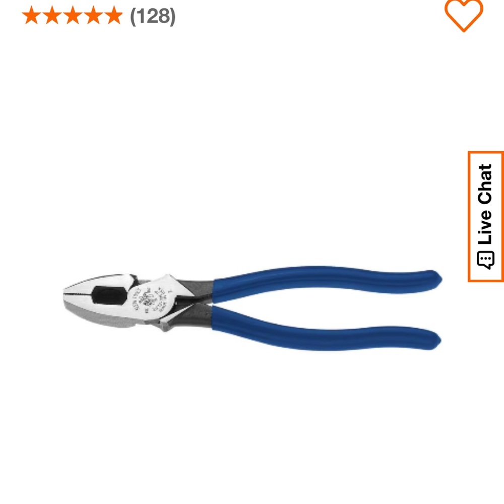 Klein Tools 8inch cutting pliers